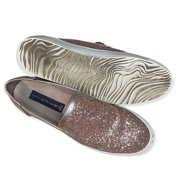 Steve Madden Kenner Rose Gold glitter loafers - Picture 5 of 7